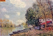 Der Loing in Moret nach Sisley